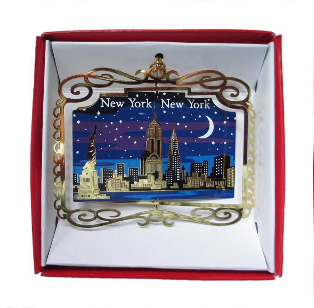  New York City Nighttime Ornaments in Colored Brass for Home Decor
| Colored Brass New York City Nighttime Ornaments for