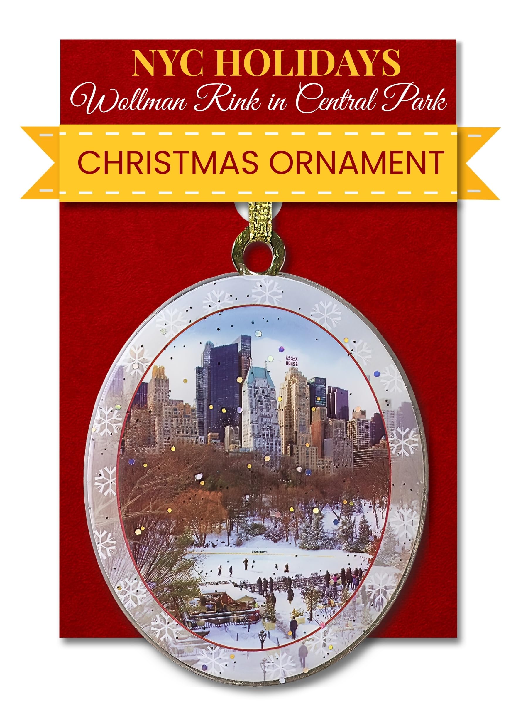 Wollman Rink in Central Park Winter Ornament – NYC Holiday Collectible Gift-Boxed
Wollman Rink in Central Park Winter Or