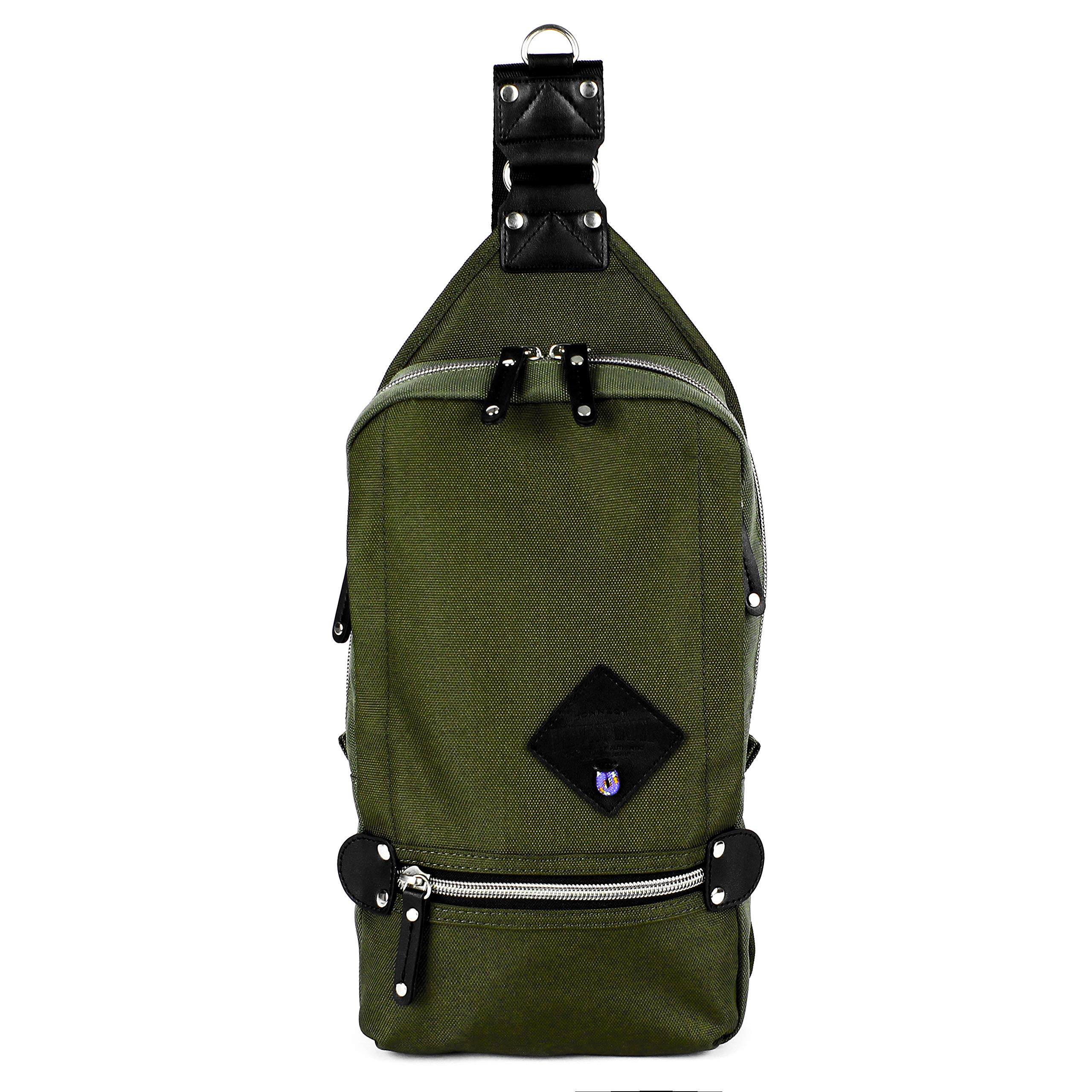 Harvest Label Sling Pack for Men Army Green Lightweight Comfortable Shoulder Bag
| Harvest Label Men's Army Green Sling